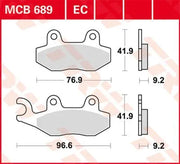 Trw Allround Sintermetall-Bremsbeläge - Vorne