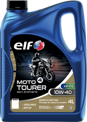 ELF Moto 4 Tourer XP FE 10W-40 Synthetic Engine Oil 4L