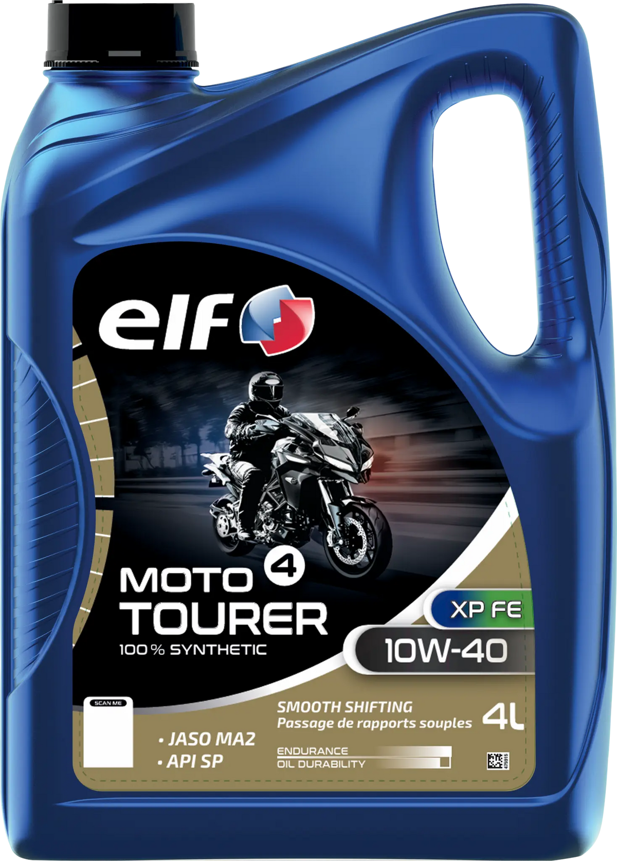 ELF Moto 4 Tourer XP FE 10W-40 Synthetic Engine Oil 4L