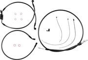 MAGNUM SHIELDING Black Pearl Handlebar Cable Kit for 6" Ape