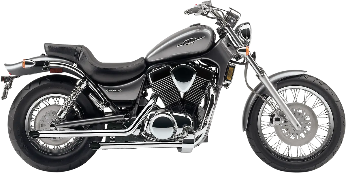 Cobra Drag Pipes Auspuffanlage Chrom 2-in-2