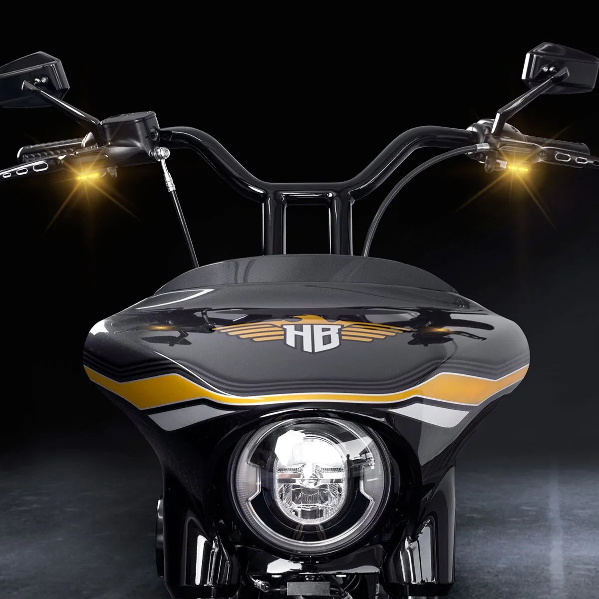 Heinz Bikes Led Turn Signal - Chrome Aluminum