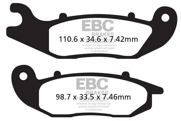 Ebc Tt Sport Carbon Fusion Brake Pads