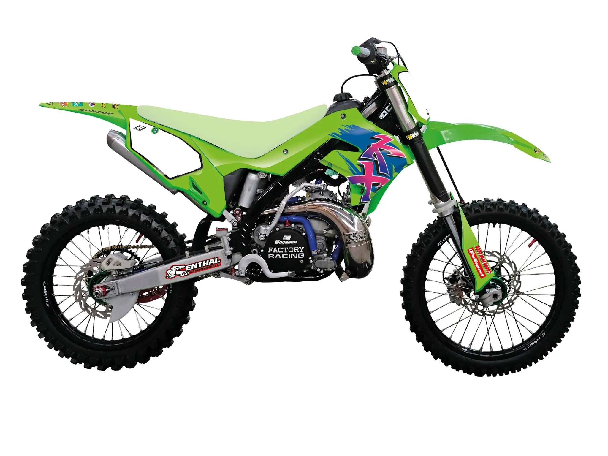 Blackbird Racing Retro Graphic Kit For Kawasaki