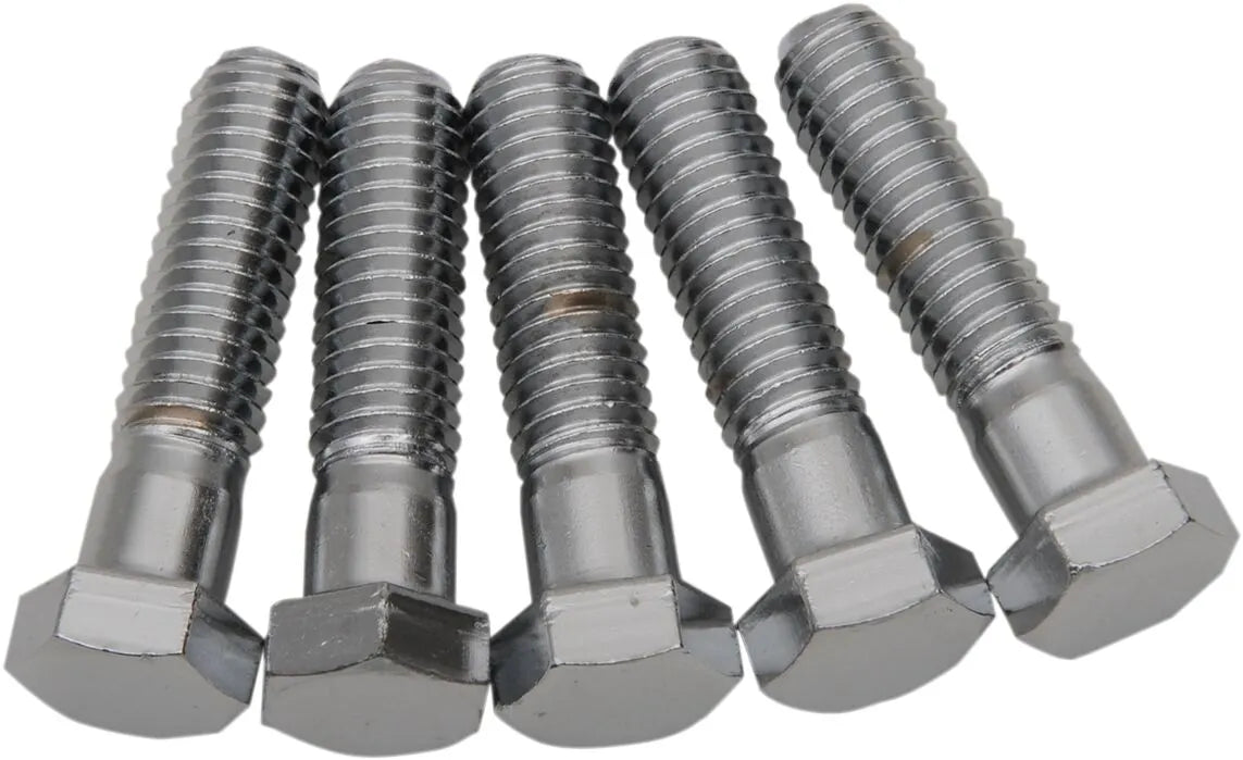 Drag Specialties Hex-Head Bolts 7/16-14 x 1.75" Chrome