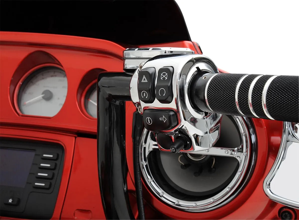 Drag Specialties Handlebar Switch Housing Kit Chrome