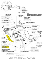 Akrapovic Ersatz Auspuffkomponente
