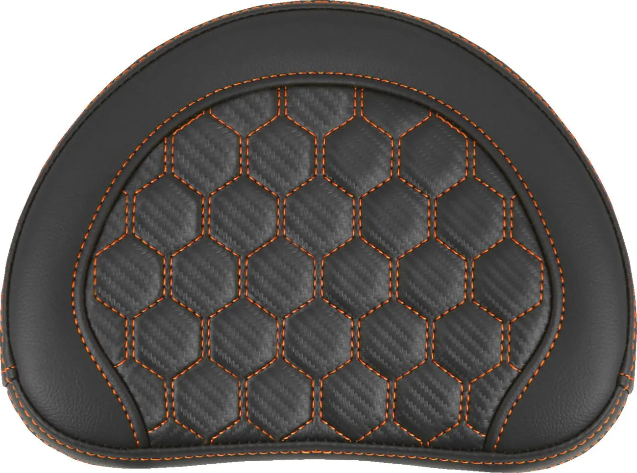 Saddlemen Roadsofa Sissy Bar Pad - Black/orange