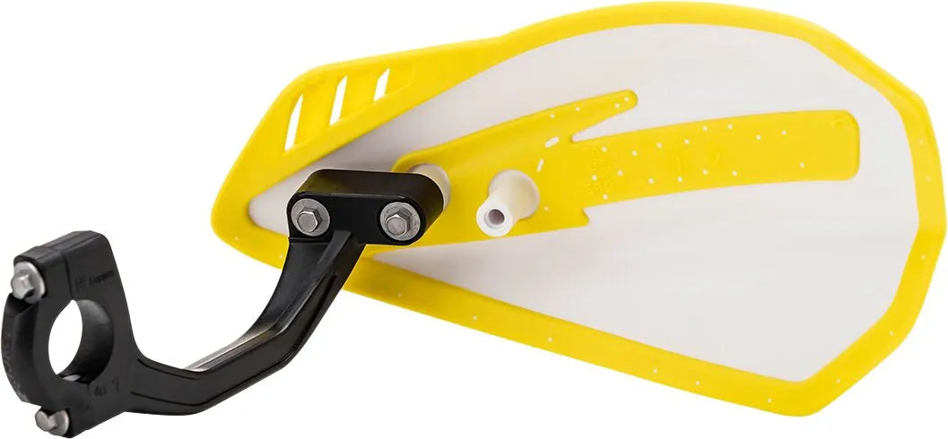 Cycra Cyclone Plastic Handguards - 7/8" - White/Yellow - 1CYC-0056-234