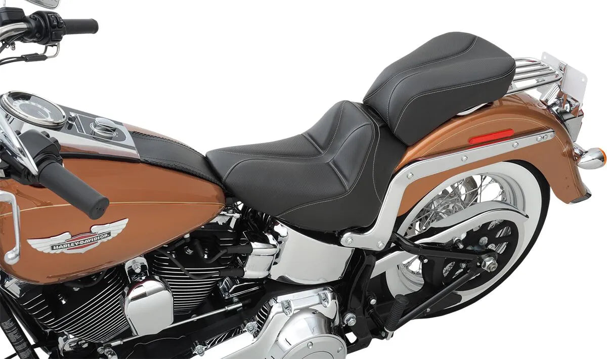 Saddlemen Dominator Solo Seat - Gelcore Comfort - For Harley Davidson