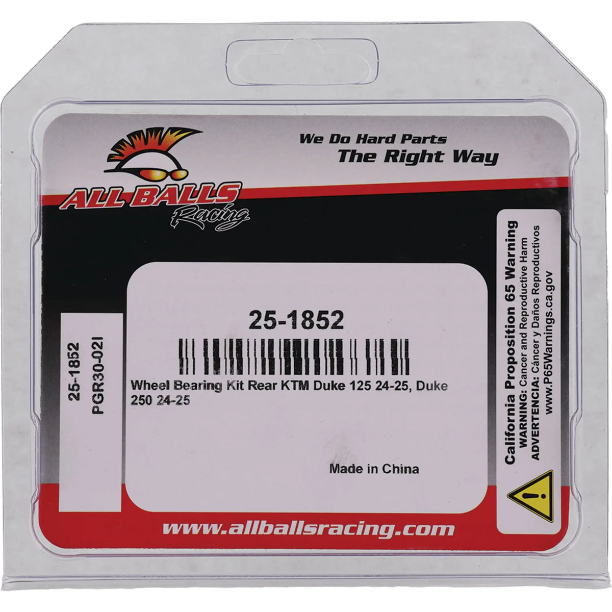 All Balls Wheel Bearing Kit for KTM