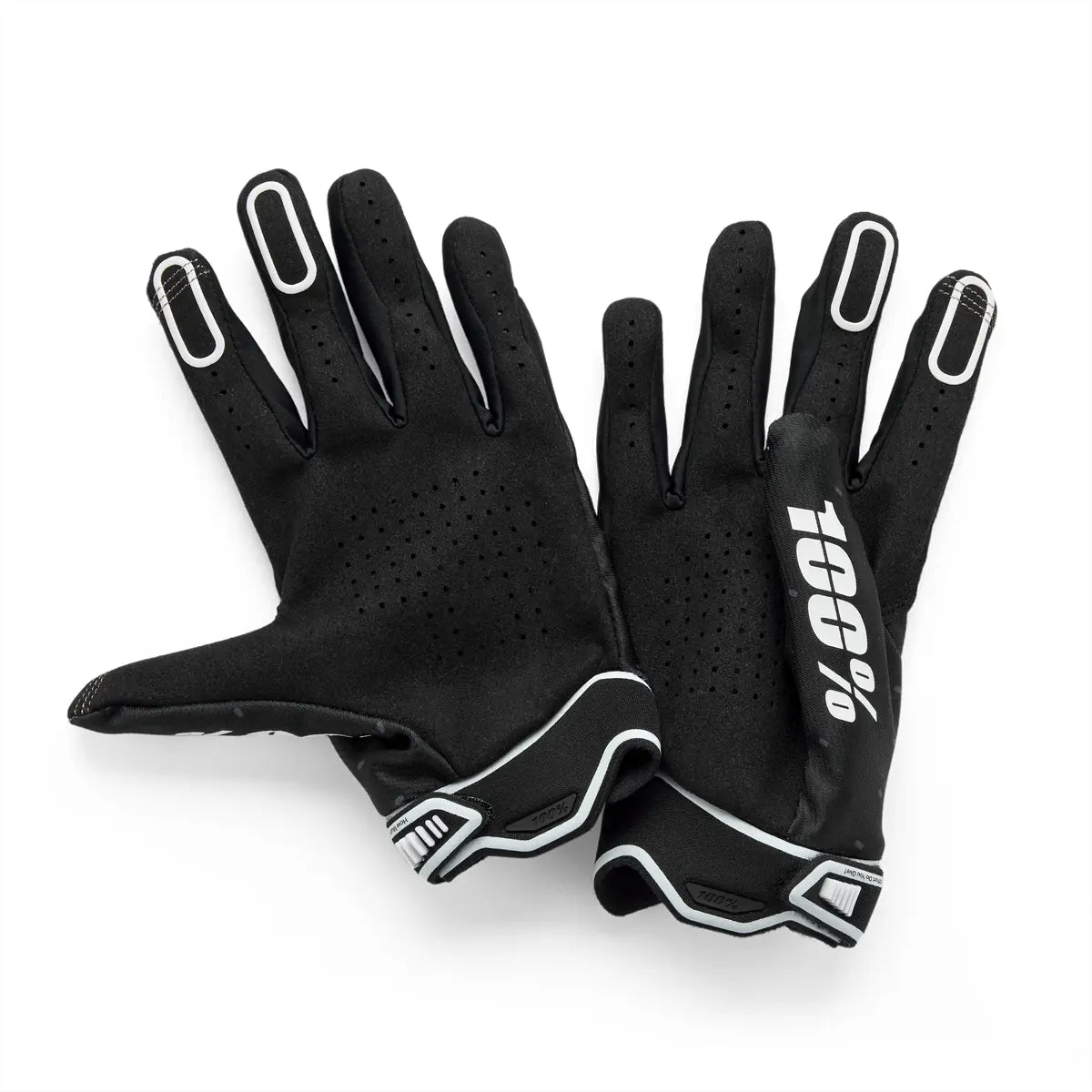 100% Ridefit Glove - Black