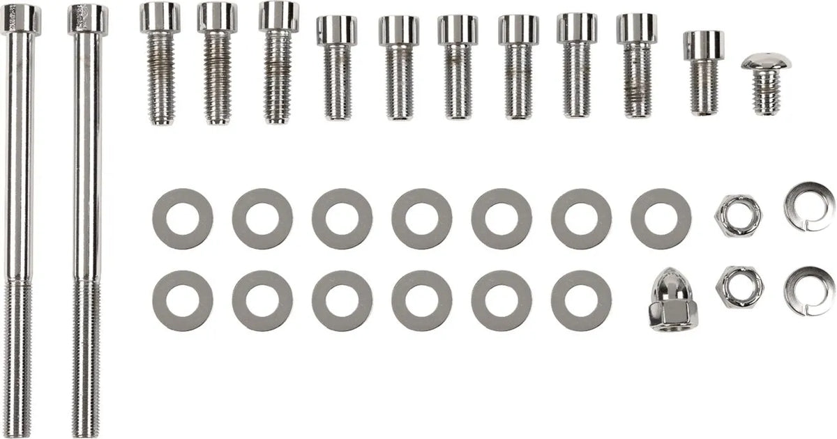 Drag Specialties Knurled Motor Mount Bolt Set for HD Softail