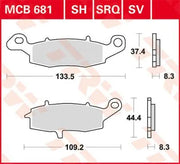 Trw Sv Series Sintered Brake Pads For Front Brake - Front & Rear