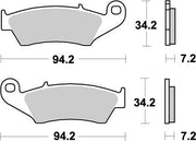Moto-master Nitro Brake Pads Sintered Metal - Front & Rear