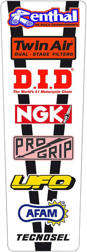 Tecnosel Vintage Rear Fender Graphic