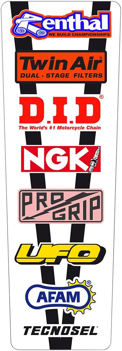 Tecnosel Vintage Rear Fender Graphic