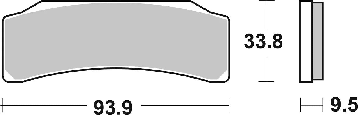 Sbs Ds Racing Sinter Bremsbeläge Satz
