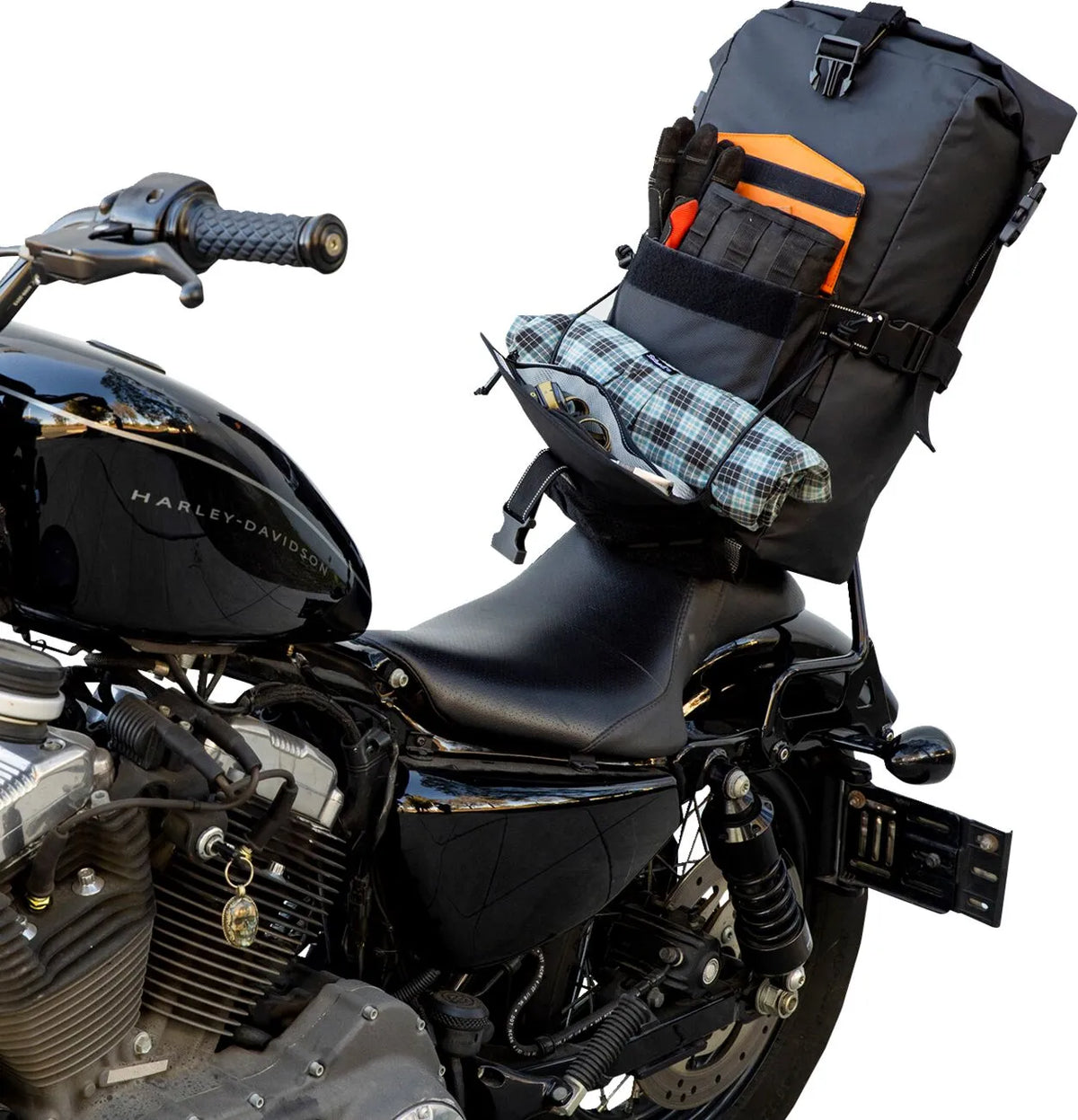 Biltwell EXFIL-60 1680D Polyester Roll Bag - Black - 3016-01