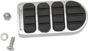 Kuryakyn Iso Brake Pedal Pad - Chrome & Rubber