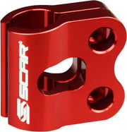 Scar Bremsleitungsklemme Aluminium Rot
