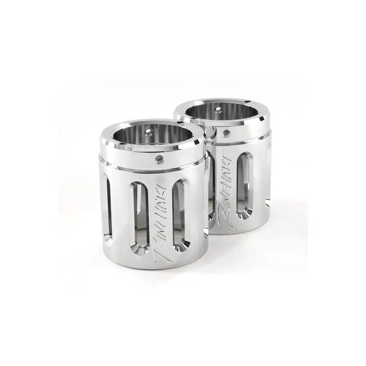Rinehart Racing Chrom Endkappen für 4" Auspuff