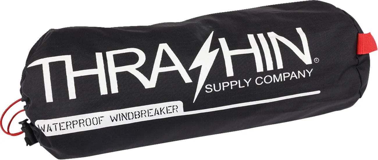 Thrashin Supply Co. Mission Waterproof Rain Jacket - Black