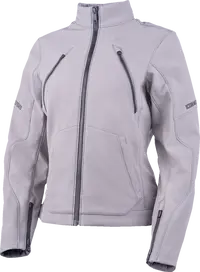 Icon Women's Merc3™ Textile Motorcycle Jacket - Gray