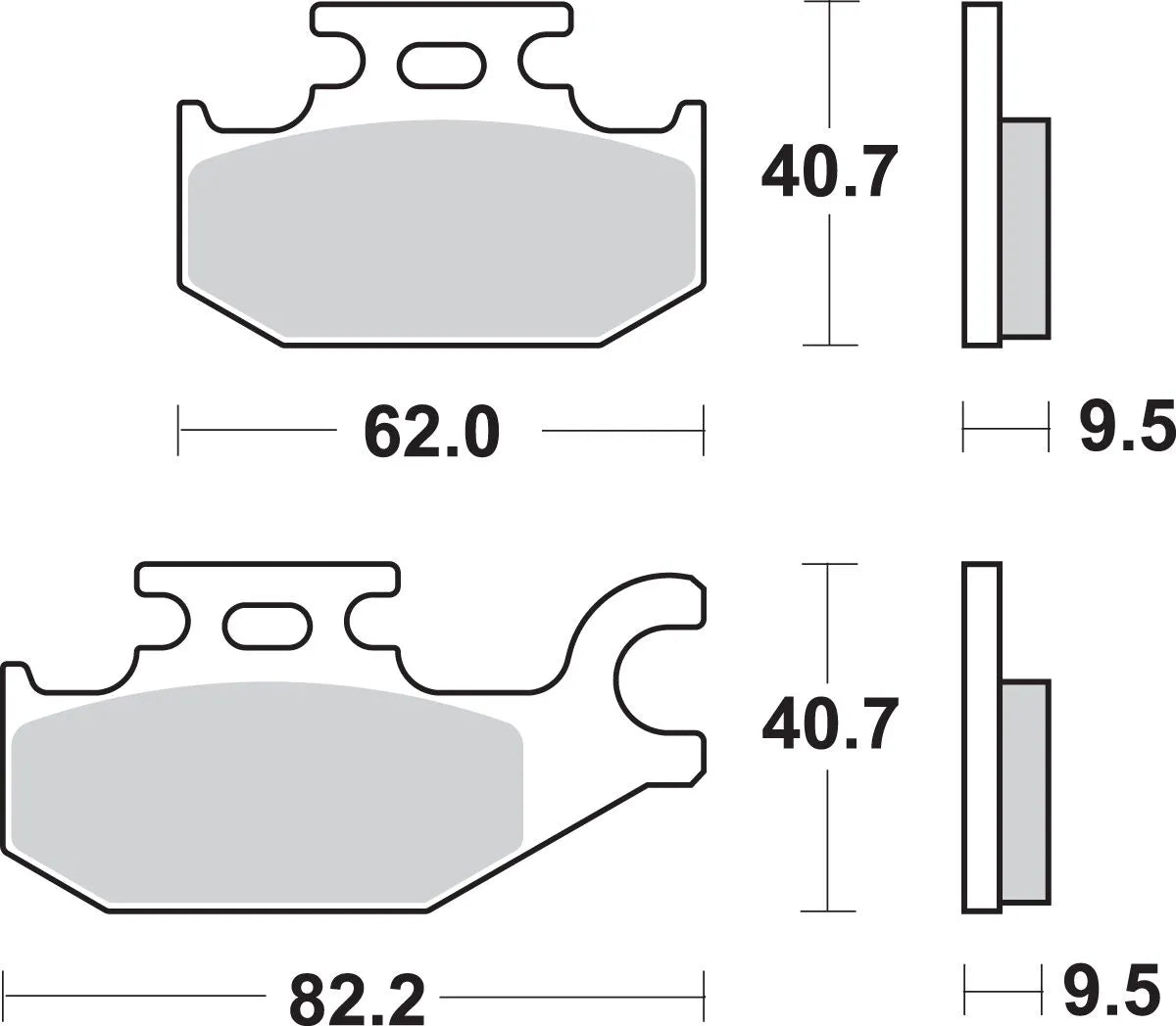 SBS Si Offroad Sinter Bremsbeläge - Vorne & Hinten