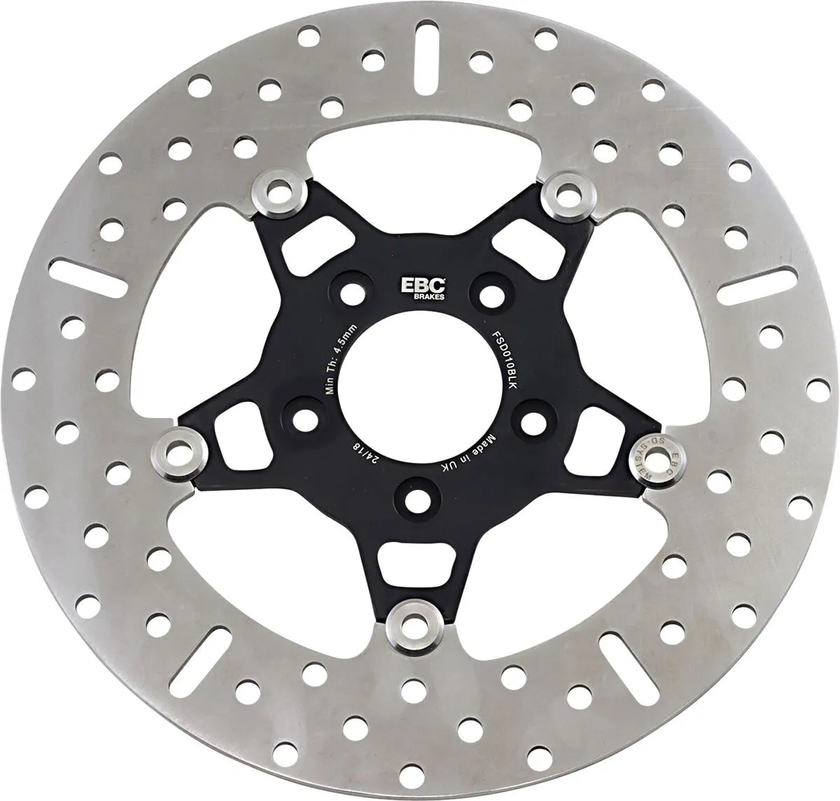 Ebc Fsd Series Edelstahl-Vorderradbremsscheibe für Big Twins - Vorne