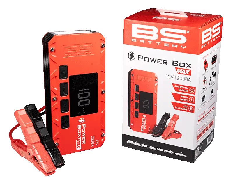 Bs Battery Power Box Max Lithium Booster 1000A Red
