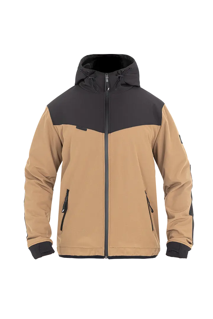 John Doe XTM V3 Softshell Rip Stop Hoodie Desert/Black