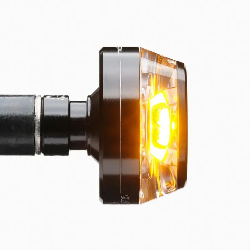 Motogadget mo.blaze Disc LED Turn Signal - E-Marked - Black - 6002021