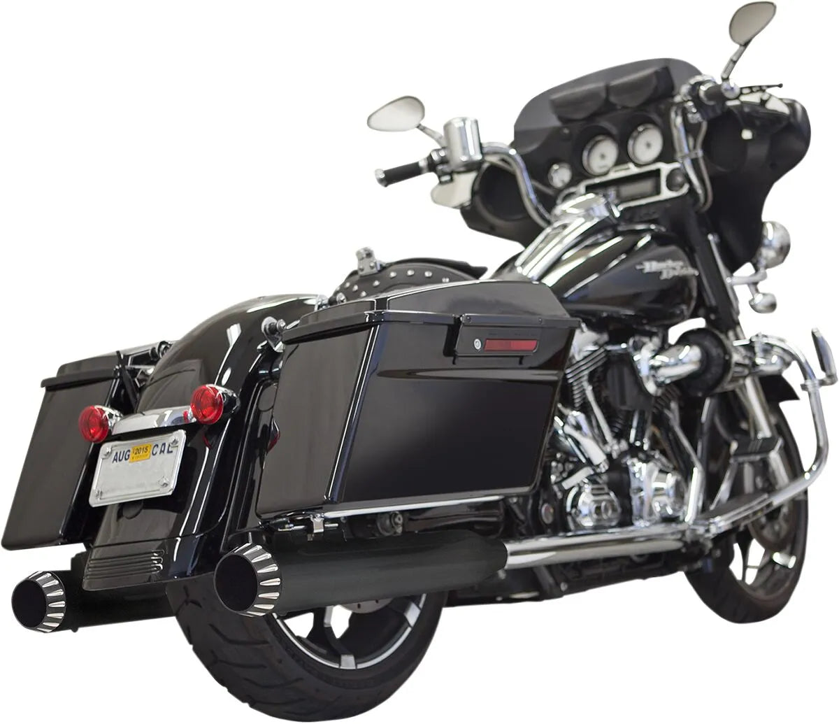 Bassani Xhaust Qnt Slip-On Schalldämpfer - Schwarz Stahl