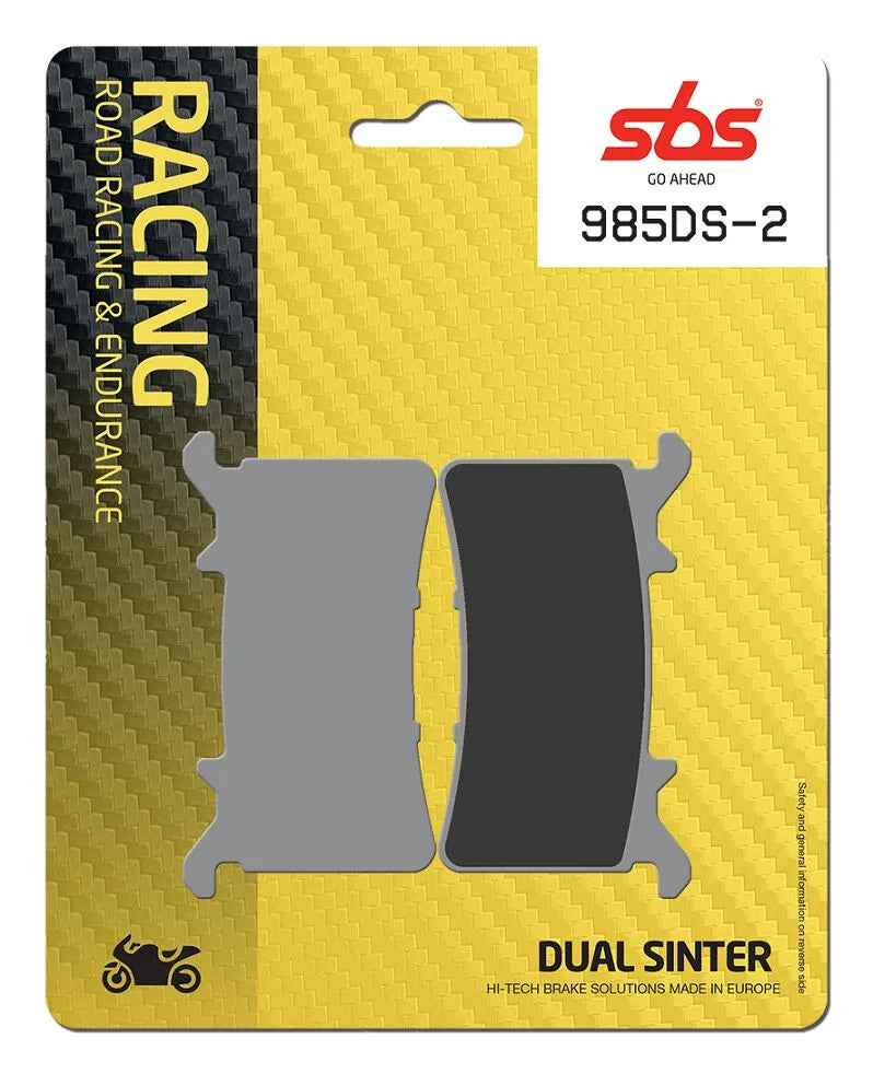 SBS DS Racing Dual Sinter Bremsbeläge Satz - Vorne