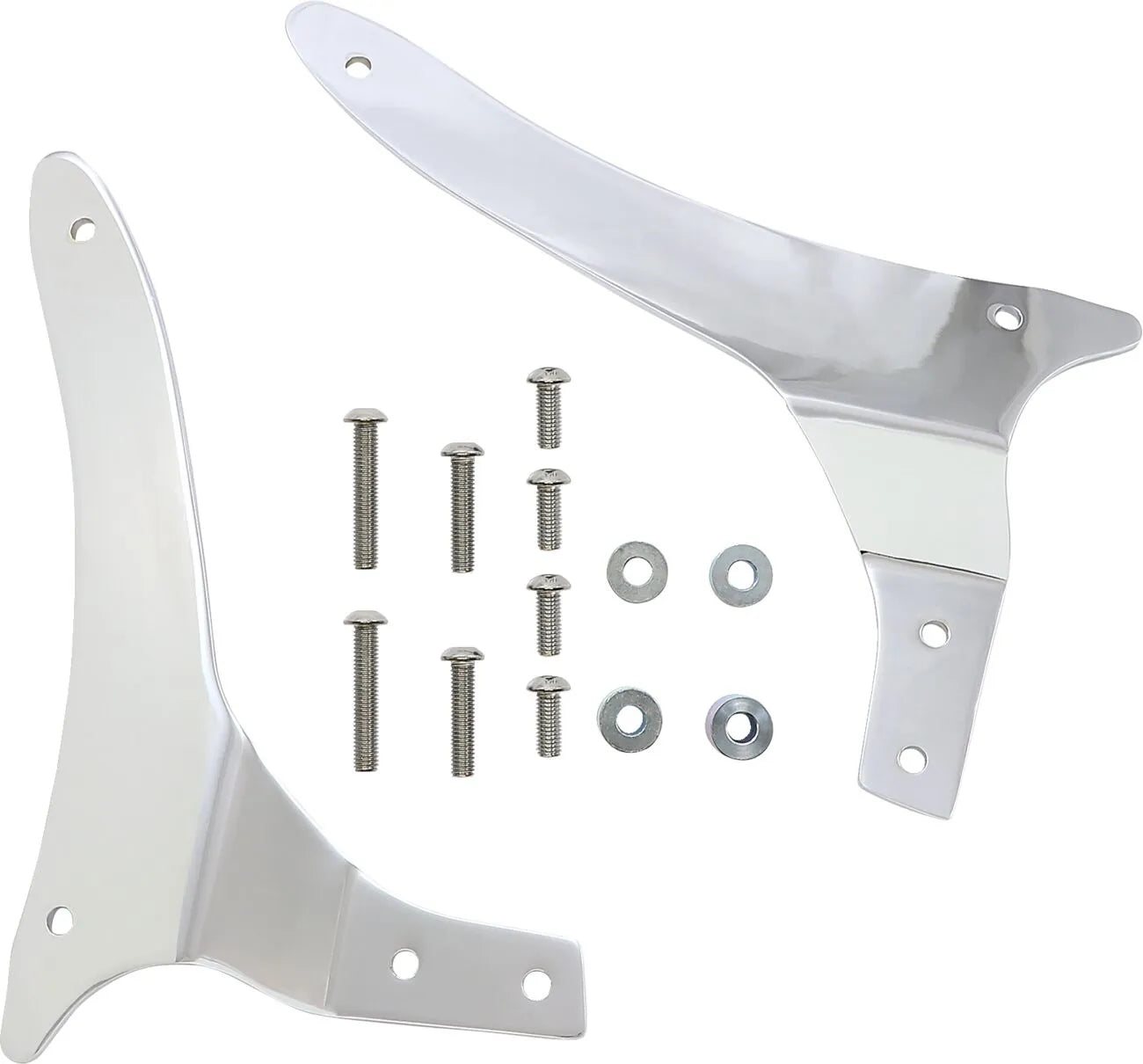 Cobra Round Sissy Bar Kit - Chrome Steel