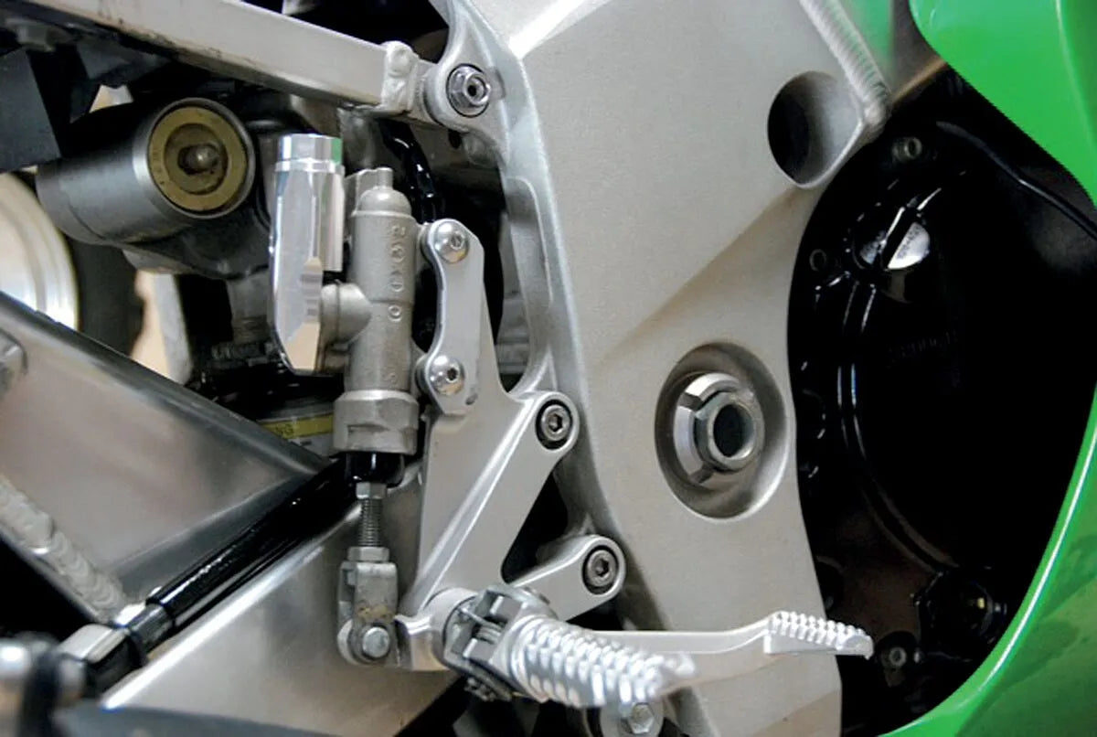 Psr Integrierter Hinterradbremsflüssigkeitsbehälter - Silber Aluminium