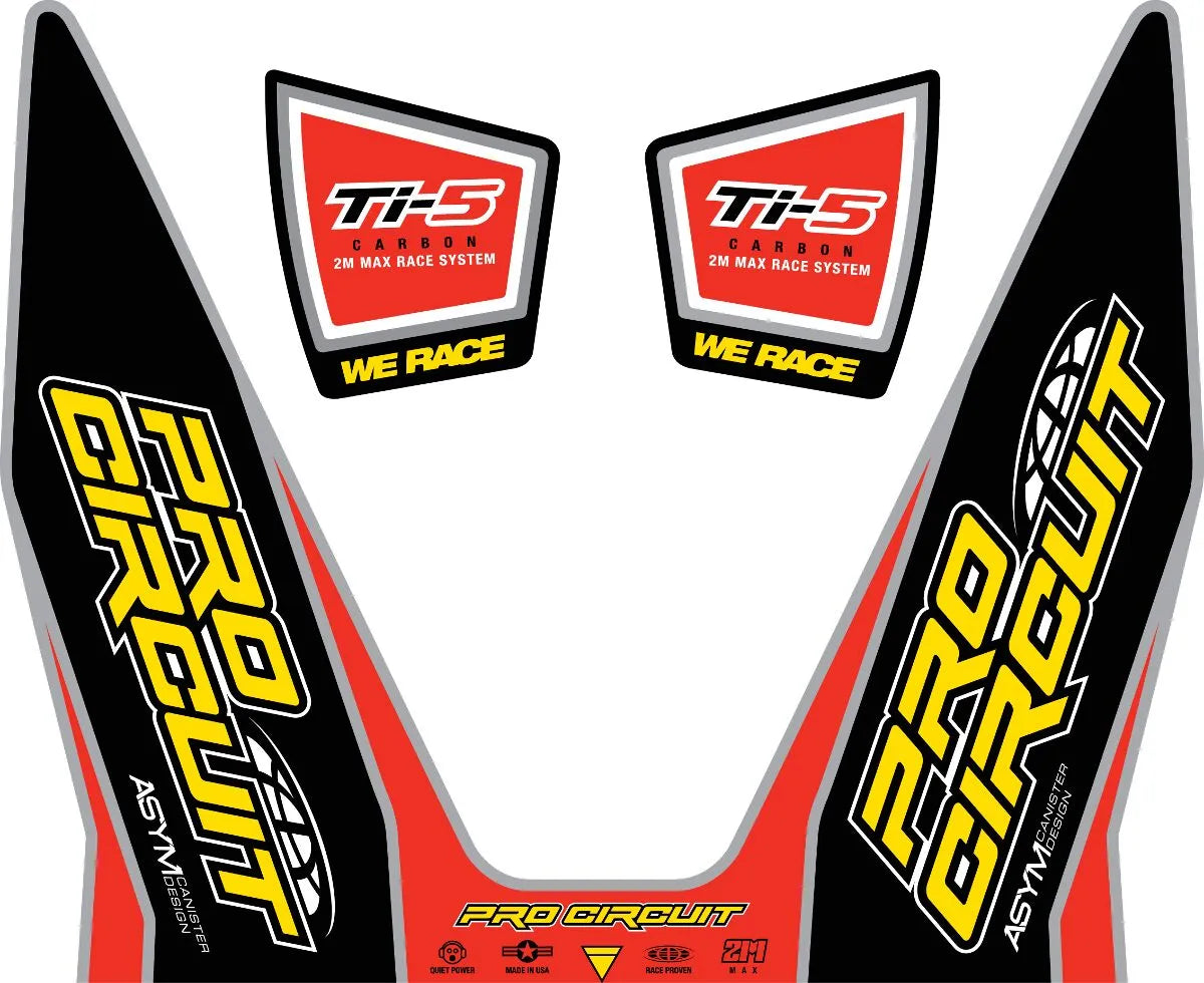 Pro Circuit Auspuff Dekor - Verleihen Sie Ihrem Auspuffsystem neuen Glanz