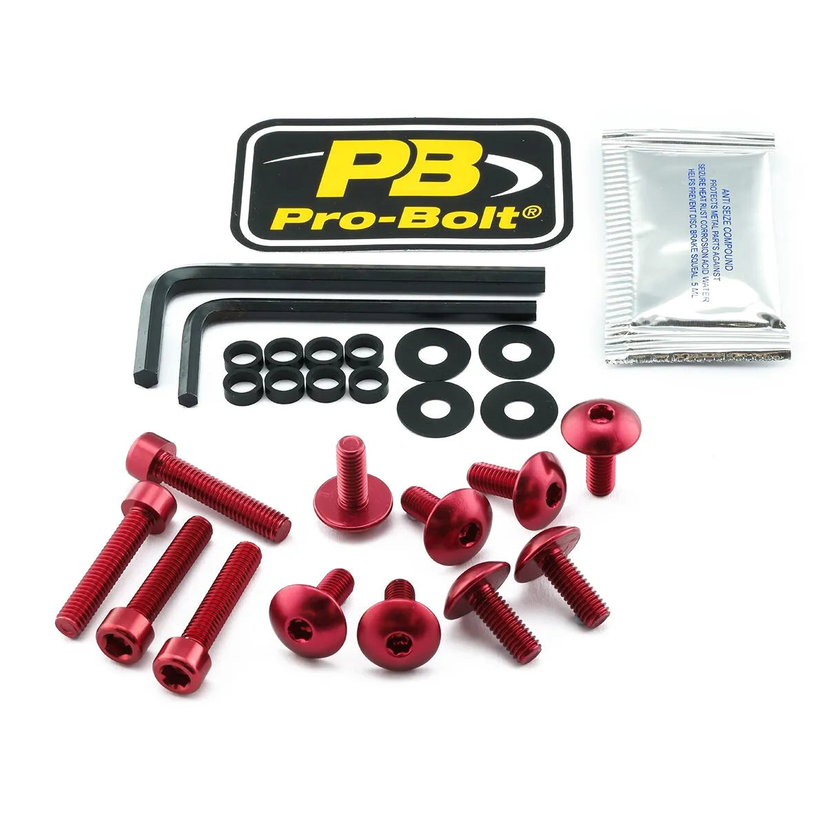 Pro Bolt Aluminium Fairing Bolt Kit For Yamaha