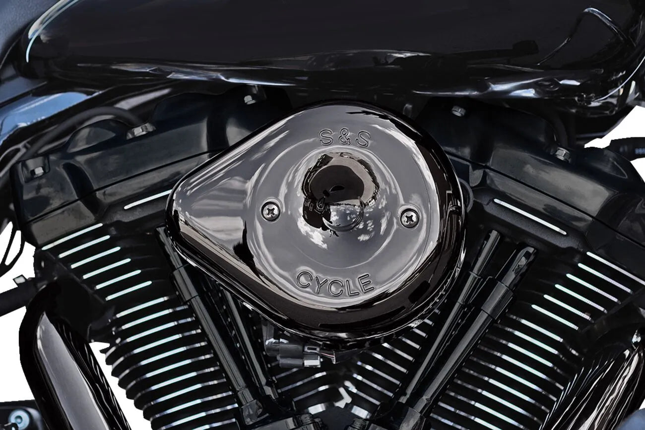 S&s Cycle Stealth Teardrop Air Cleaner Cover - Lava Chrome