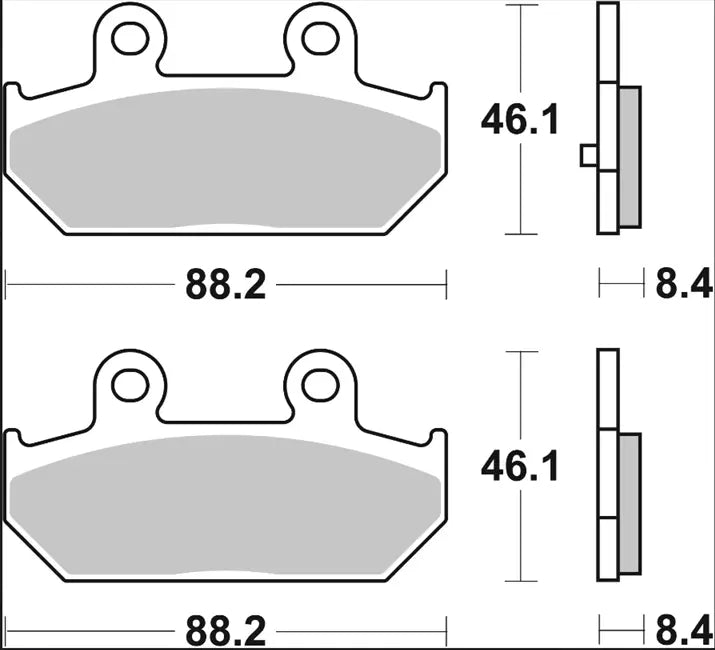 Brembo Prime Line Carbon Keramik Bremsbelagsatz