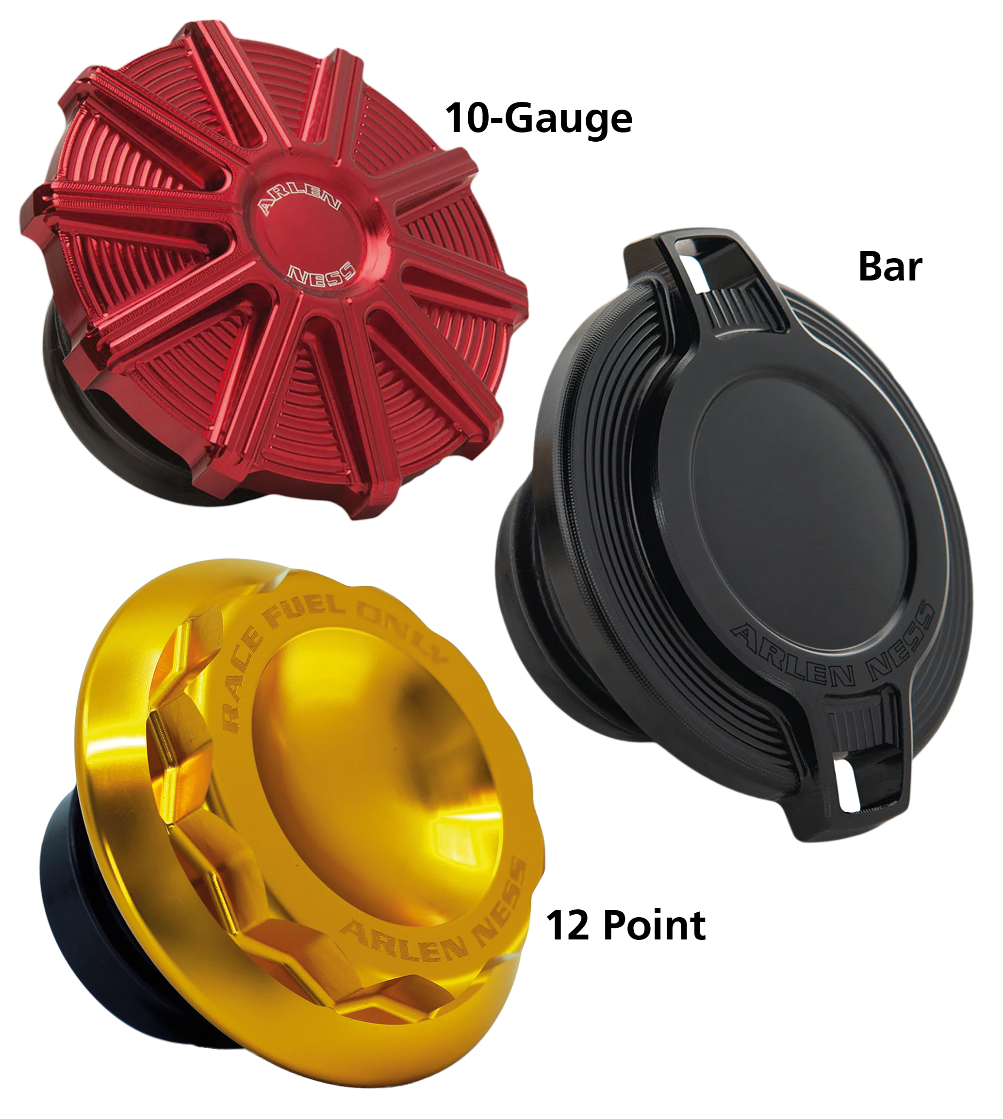 Arlen Ness Screw in Style Gas Caps – Gas- & Oil Tank