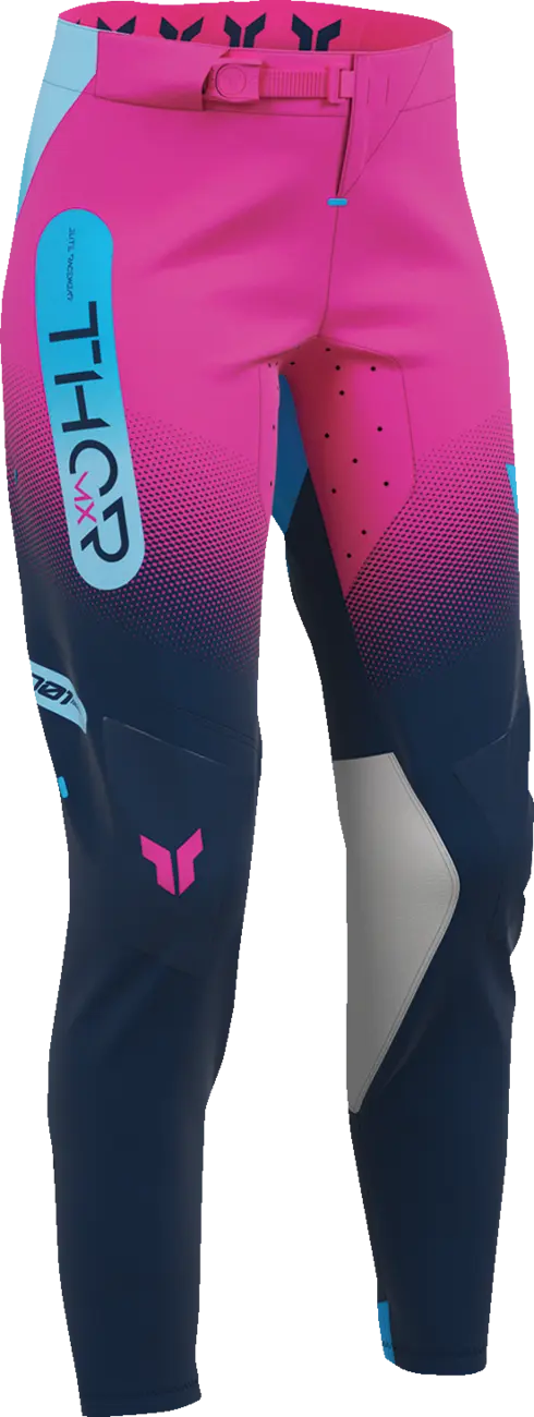 Thor Sportmode Merge Pants Navy Fuchsia Women's