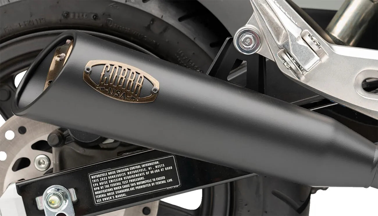 Cobra Bronze Tip Slip-on Schalldämpfer - Verbessern Sie Sound und Leistung Ihres Motorrads