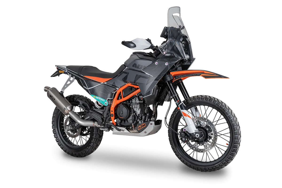 Spark DAKAR Titanium Slip-On Muffler for KTM 390 ADV R