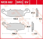 Trw Allround Sintermetall-Bremsbeläge - Vorne