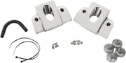 Drag Specialties Spark Plug Head Bolt Cover Kit Chrome