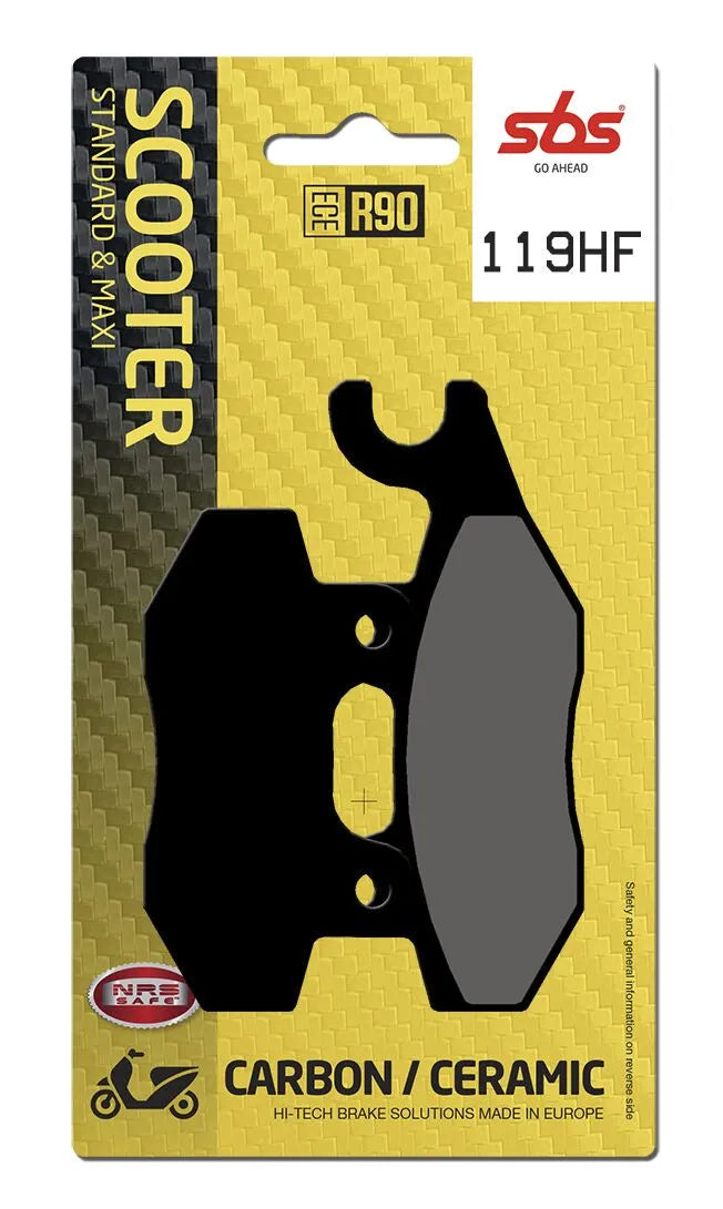 SBS HF Street Ceramic Organic Bremsbeläge - Vorne & Hinten