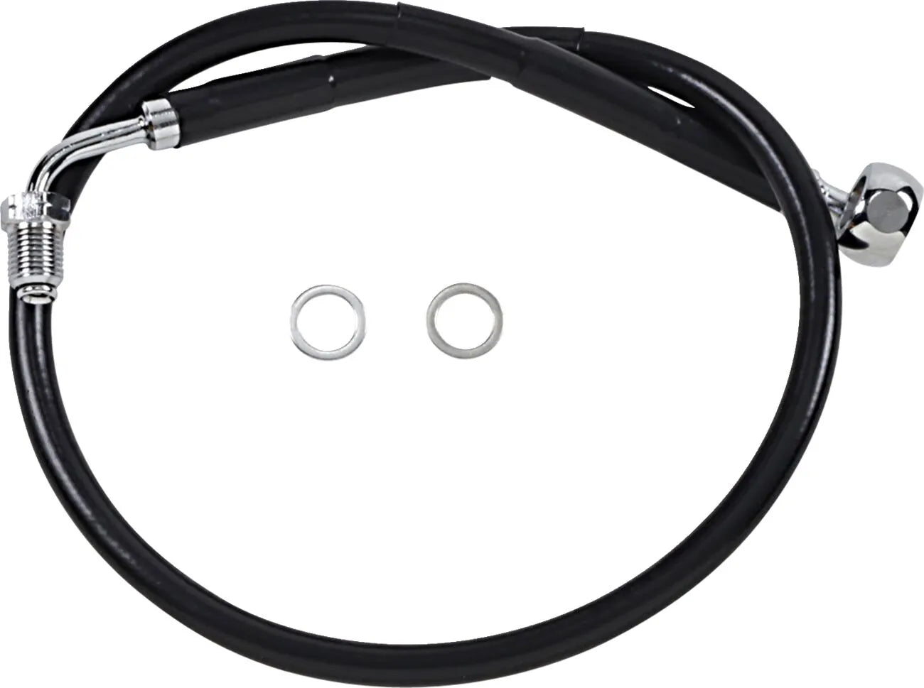 Drag Specialties Edelstahl Bremsleitungssatz - Abs