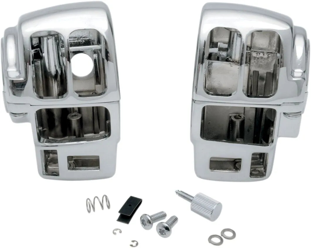 Drag Specialties Handlebar Switch Housing Kit Chrome